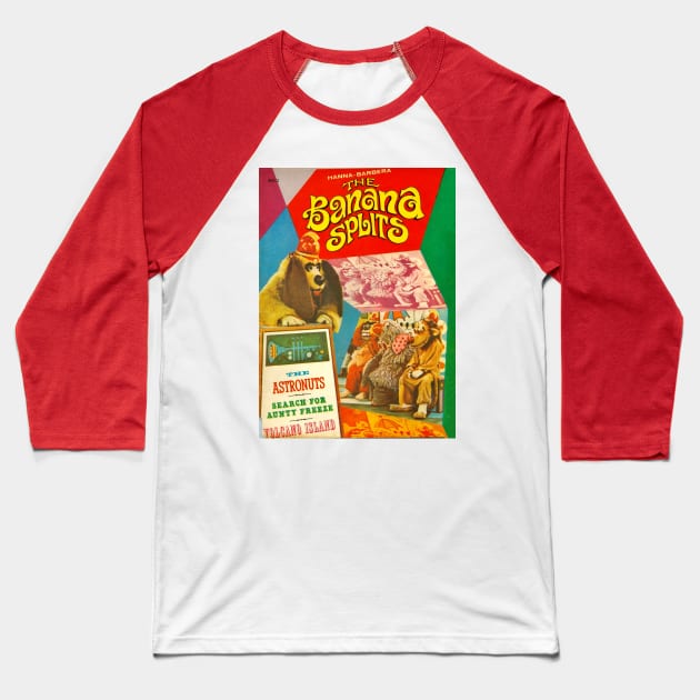 The Banana Splits Comic Book - Australian Series Baseball T-Shirt by offsetvinylfilm